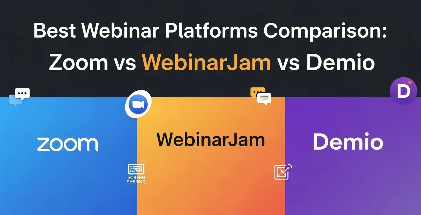 Best Webinar Platforms Comparison Zoom vs WebinarJam vs Demio