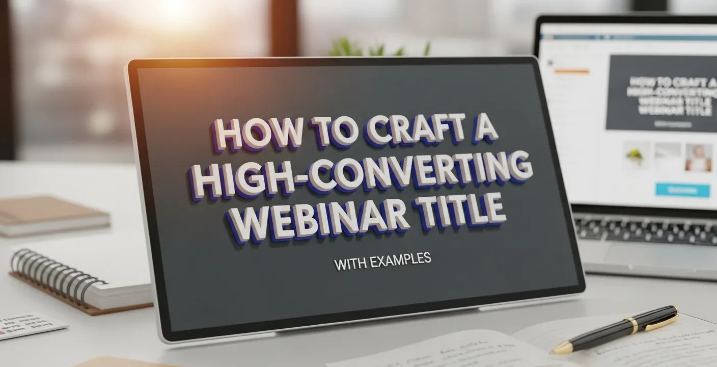 How to Craft a High-Converting Webinar Title