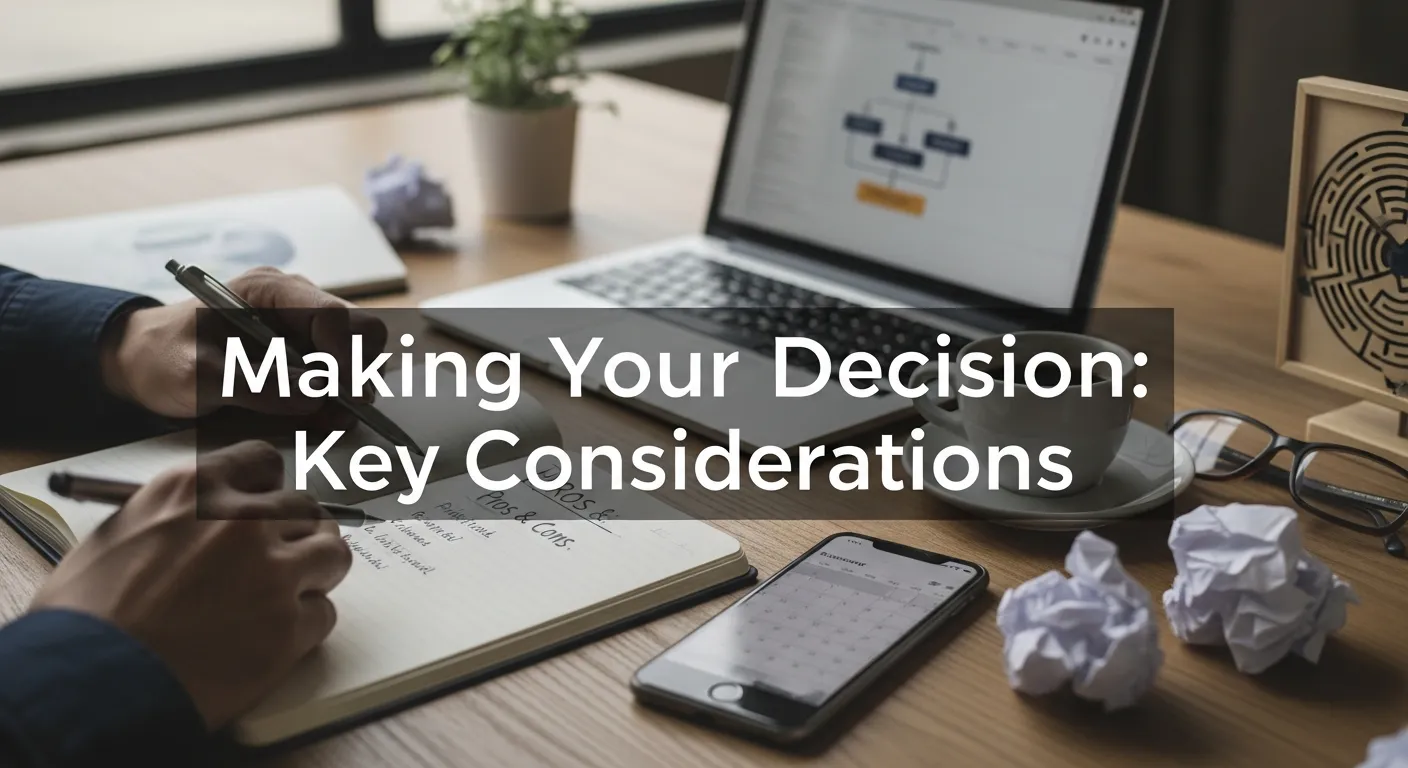 Making Your Decision Key Considerations