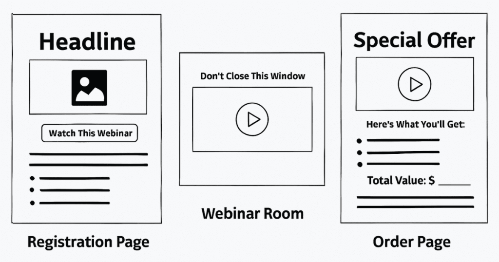 Sales Webinars Funnel