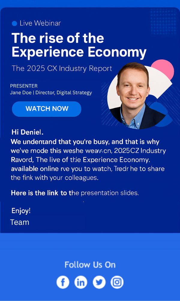 Webinar Email Sequence Template