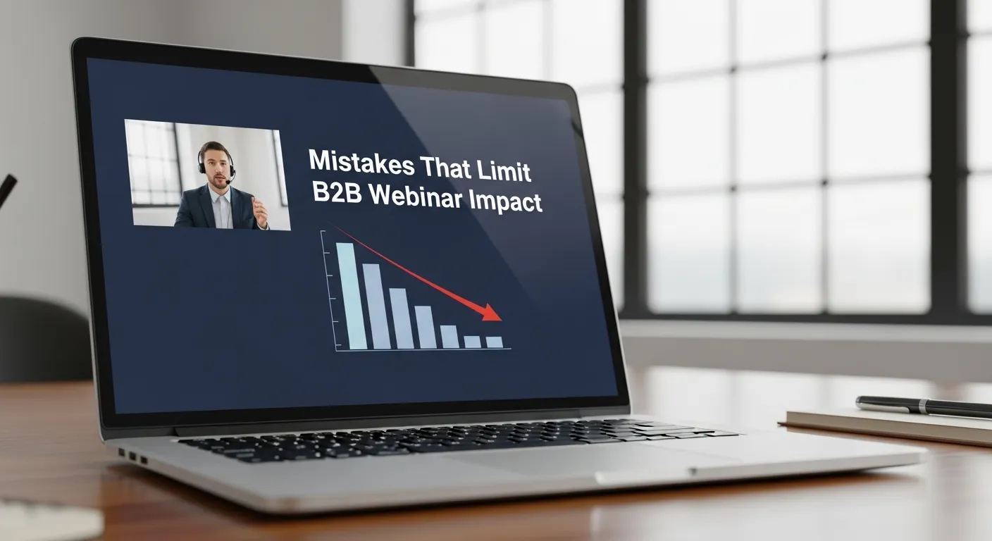 Mistakes That Limit B2B Webinar Impact