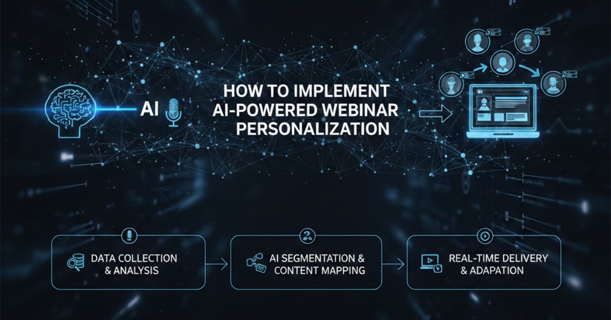 Implement AI-Powered Webinar Personalization
