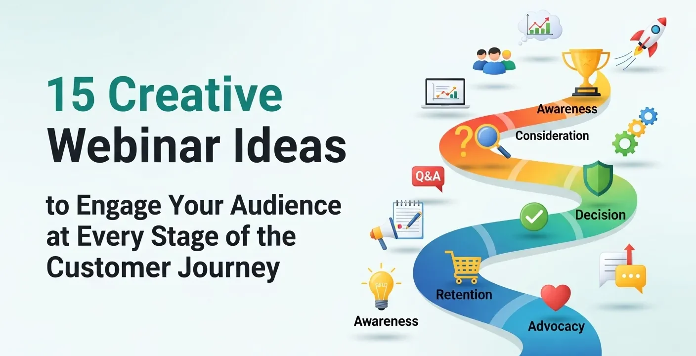 Creative Webinar Ideas to Engage Your Audience at Every Stage of the Customer Journey