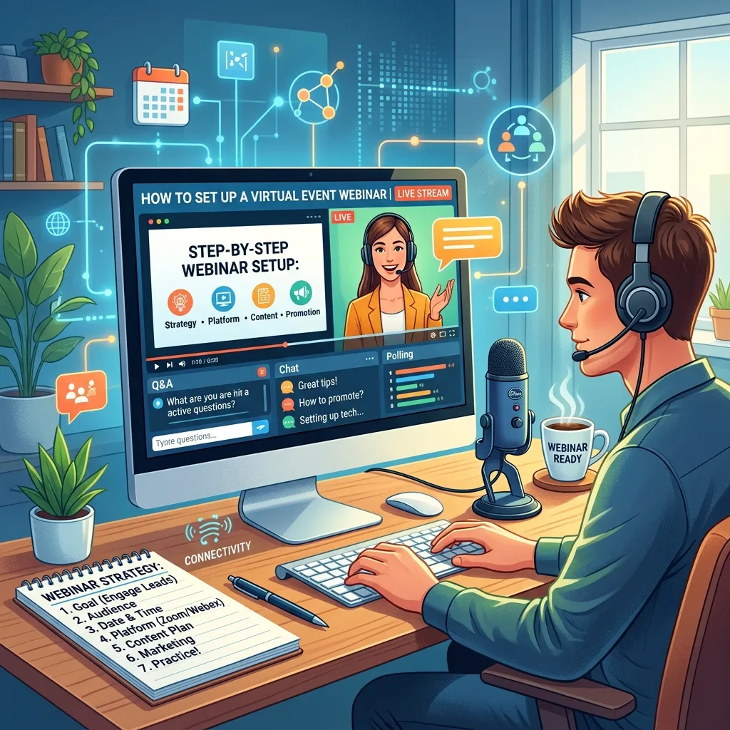 How Do You Set Up a Virtual Event Webinar