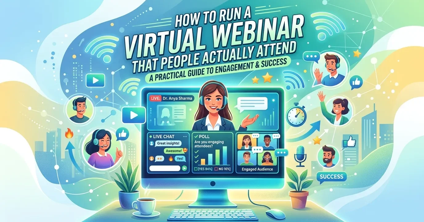 How to Run a Virtual Webinar That People Actually Attend