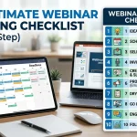 The Ultimate Webinar Planning Checklist (Step-by-Step)