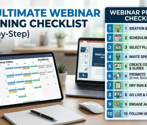 The Ultimate Webinar Planning Checklist (Step-by-Step)