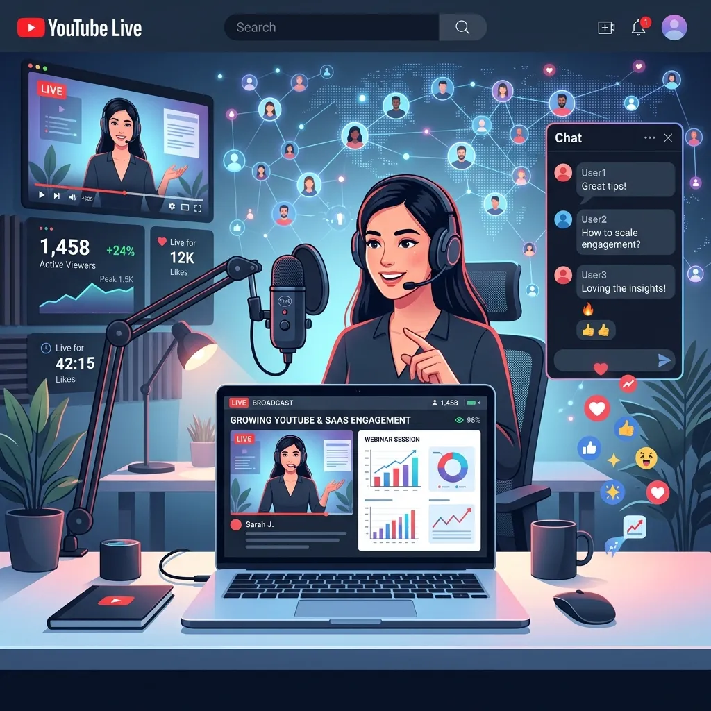 YouTube Live Free webinar recording and streaming tools