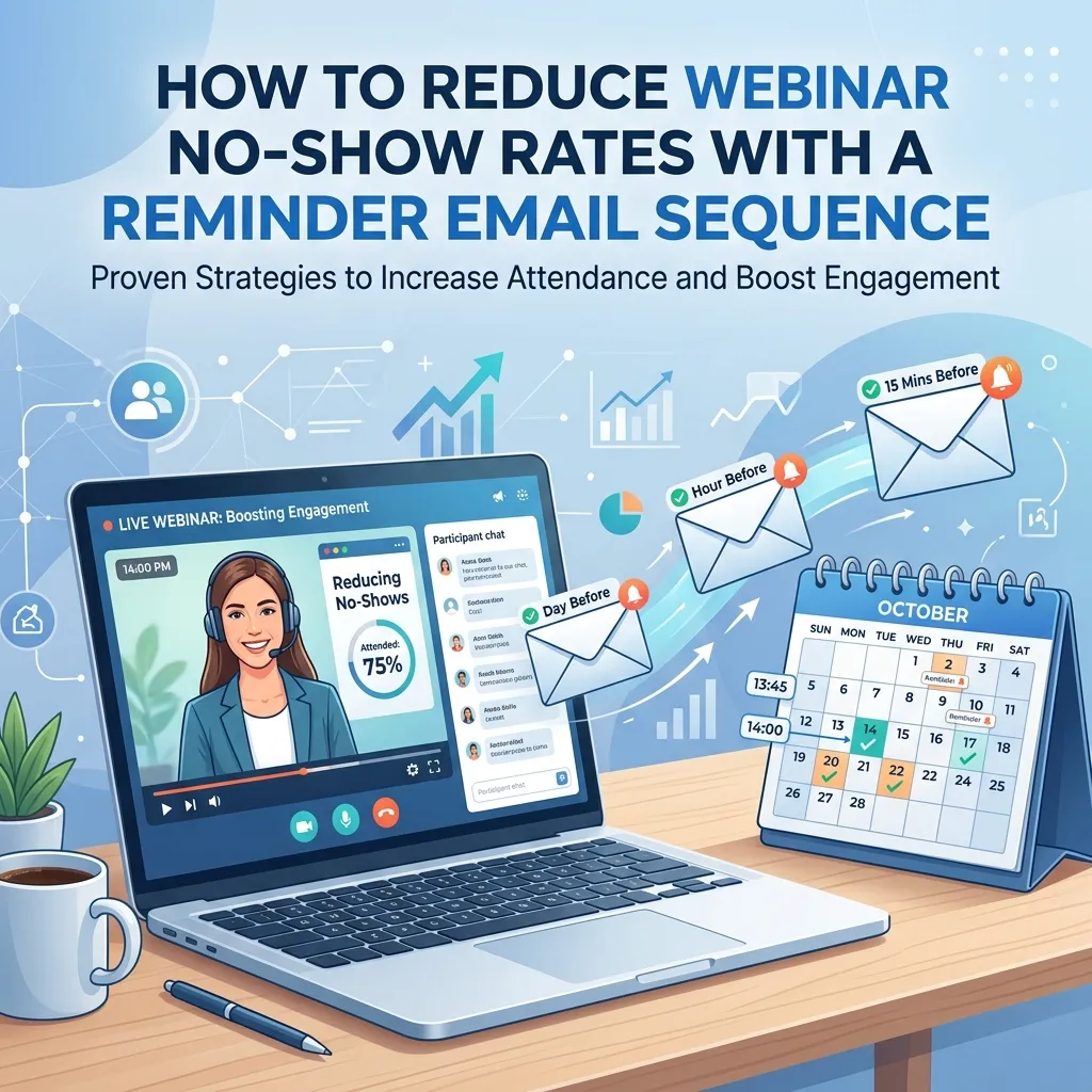 How to Reduce Webinar No-Show Rates with a Reminder Email Sequence