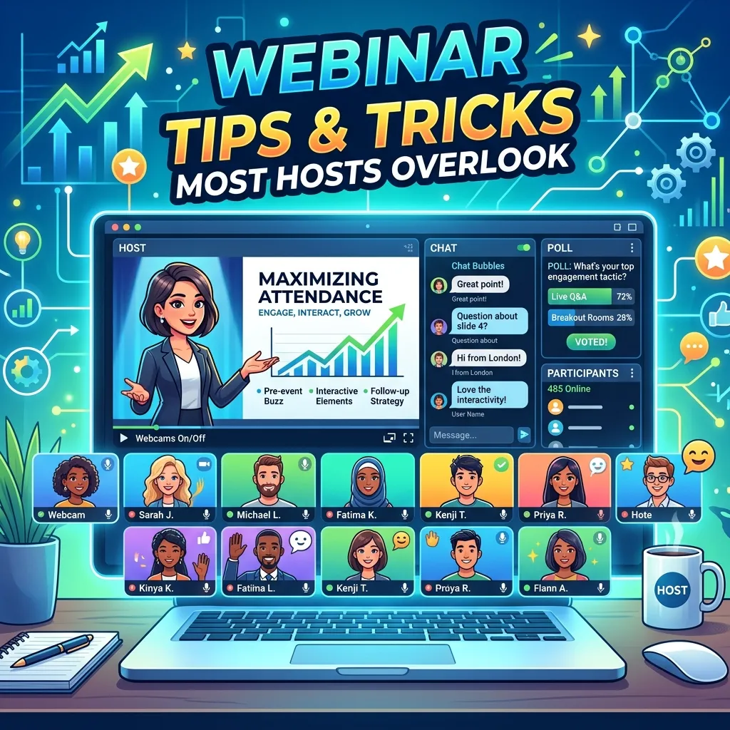 Webinar Attendance Tips and Tricks Most Hosts Overlook