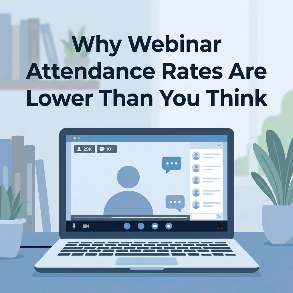 Why Webinar Attendance Rates Are Lower Than You Think