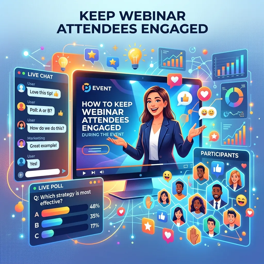 How to Keep Webinar Attendees Engaged During the Event