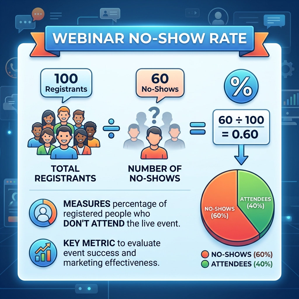 What Is Webinar No-Show Rate