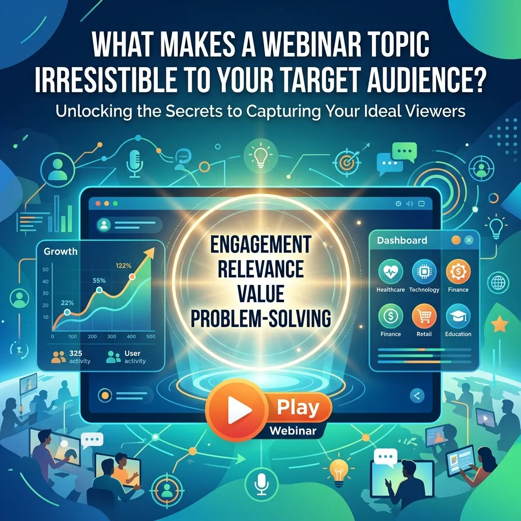 What Makes a Webinar Topic Irresistible to Your Target Audience