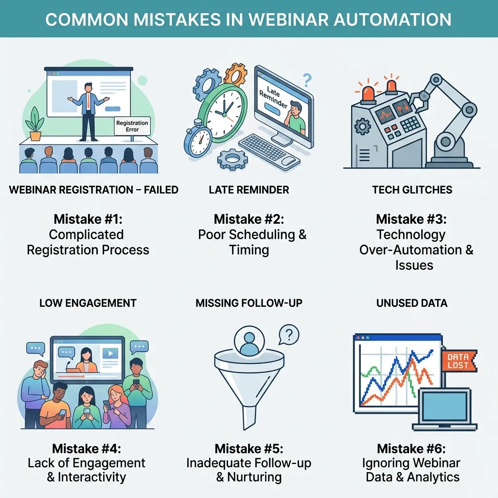 Common Mistakes in Webinar Automation