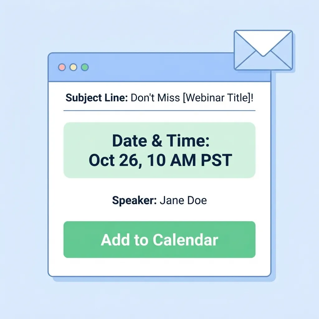 Improve Webinar Reminder Emails