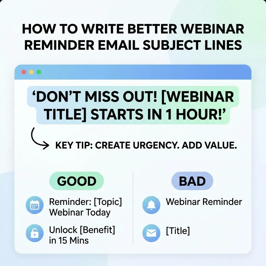 Webinar Reminder Email