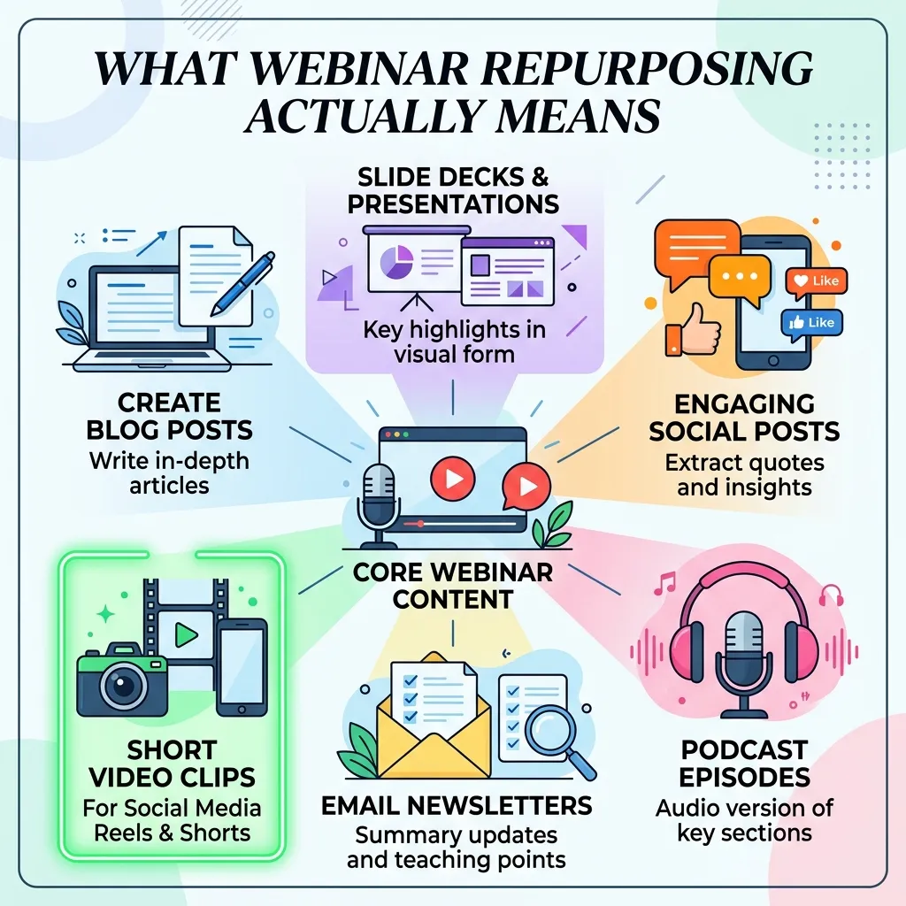 What Webinar Repurposing Actually Means